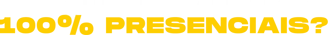 Por que trabalhamos 100% presenciais